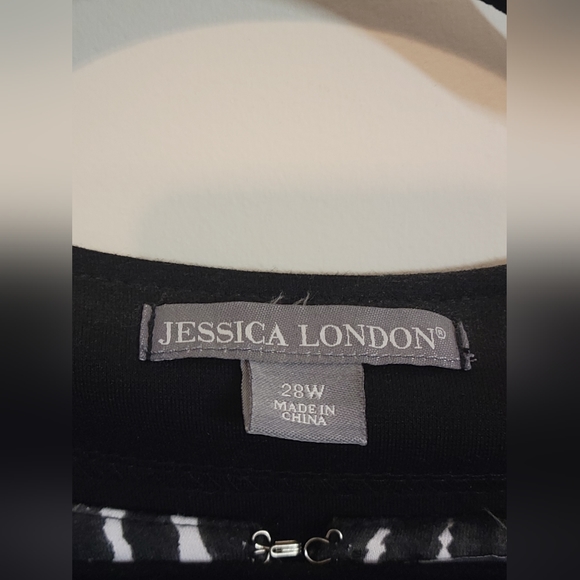 Jessica London - Black&White Dress/Jacket Combo - Picture 8 of 8